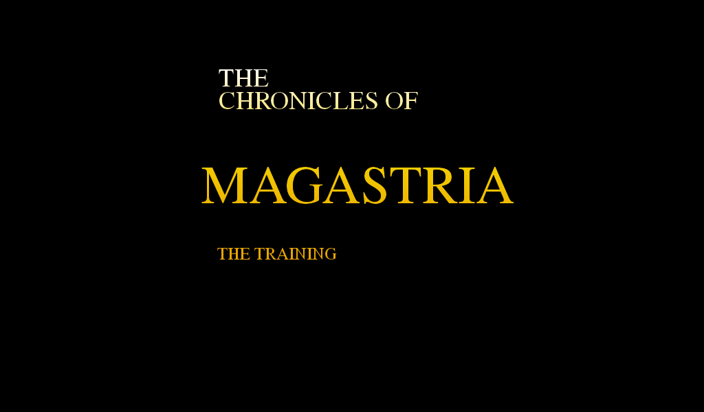 The Chronicles of Magastria: The Training Cover Image